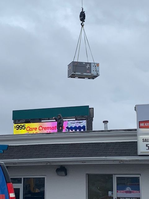 HVAC Photo Gallery - Commercial HVAC Install